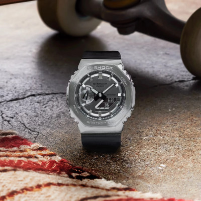 Image capturant l’ensemble de la Montre G-Shock G-Steel GM-2100-1AE