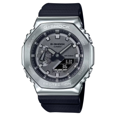 Photo montrant l'intégralité de la Montre G-Shock G-Steel GM-2100-1AE