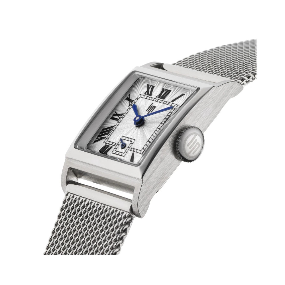 Montre LIP Femme - Bracelet Acier Argenté - Cadran Argenté à Chiffres Arabes - Mouvement Quartz - Occasion