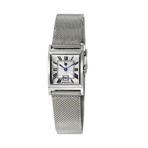 MONTRE LIP CHURCHILL C18 CADRAN ARGENTÉ BRACELET ARGENT