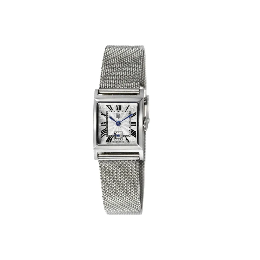 MONTRE LIP CHURCHILL C18 CADRAN ARGENTÉ BRACELET ARGENT
