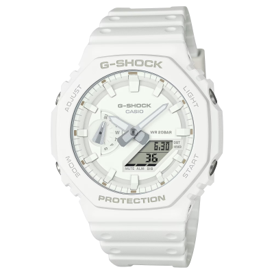 Photo montrant l'intégralité de la montre montre casio g-shock ga-2100-7a7er