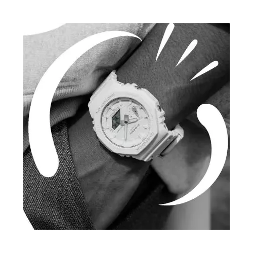 Photo montrant l'intégralité de la montre montre casio g-shock ga-2100-7a7er