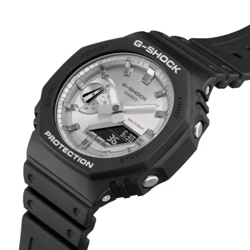 Photo montrant l'intégralité de la montre Montre Cxasio G-Shock GA-2100SB-1AER