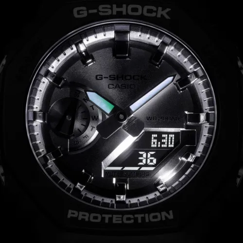 Photo montrant l'intégralité de la montre Montre Cxasio G-Shock GA-2100SB-1AER
