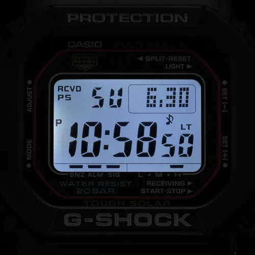 Photo montrant l'intégralité de la montre Montre Casio G-Shock GW-M5610U-1ER