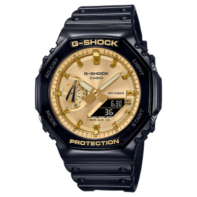 Photo montrant l’intégralité de la montre Casio G-Shock GA-2100GB-1AER