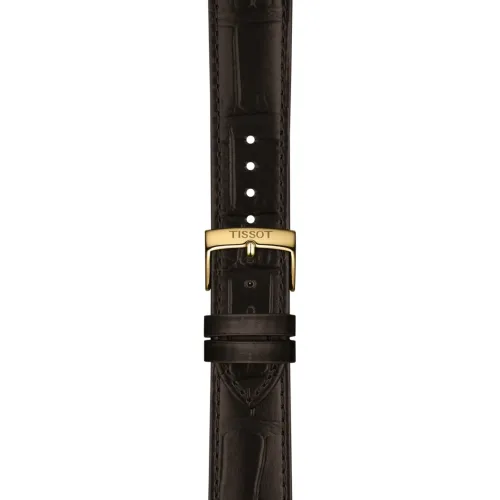 Photo montrant l'intégralité de la Montre Tissot Classic Dream 40mm, Cadran Irisé, Bracelet Brun