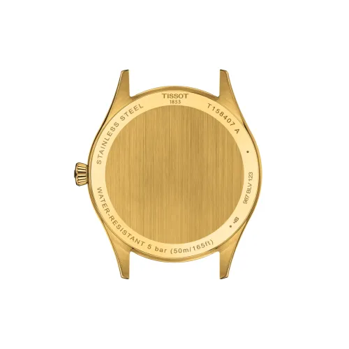 Photo montrant l'intégralité de la Montre Tissot Classic Dream 40mm, Cadran Irisé, Bracelet Brun