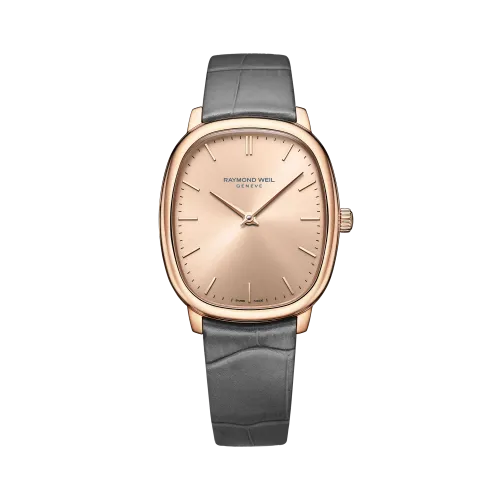 Photo montrant l'intégralité de la montre Montre Raymond Weil Toccata Heritage, Cadran Cuivré, Bracelet Gris