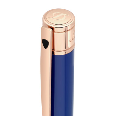 Vue du clip du Stylo Stylo ST Dupont Initial Ballpoint Pen Dragon Blue