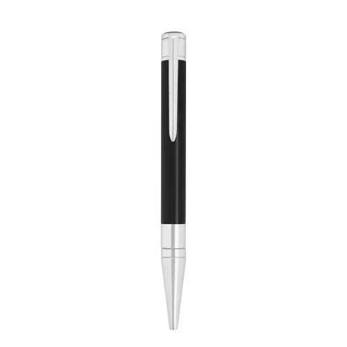 Photo montrant l'intégralité du Stylo Stylo ST Dupont Bille Initial Noir Chrome