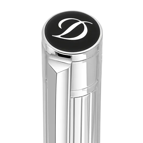 Photo montrant l'intégralité du Stylo Stylo ST Dupont Bille D‑Initial Noir