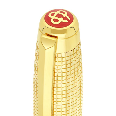 Vue du clip du Stylo S.T. Dupont Stylo Roller Line D Eternity Casablanca Grand Modèle