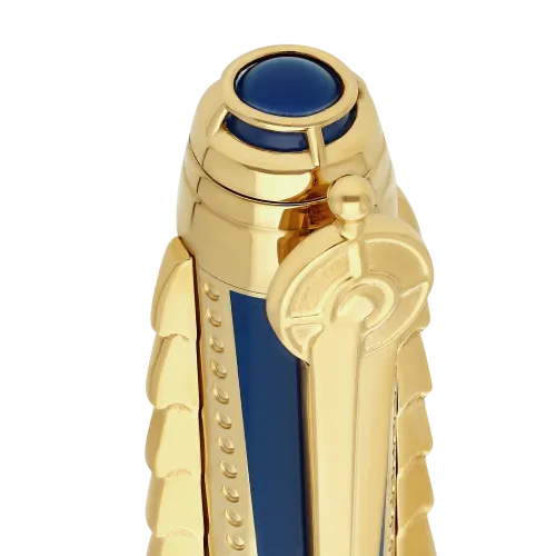 Photo montrant l'intégralité du Stylo S.T. Dupont Set Instrument d'Écriture 20'000 Lieues sous les Mers Bleu Gulf Stream