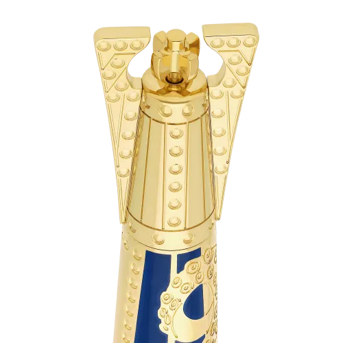 Photo montrant l'intégralité du Stylo S.T. Dupont Set Instrument d'Écriture 20'000 Lieues sous les Mers Bleu Gulf Stream