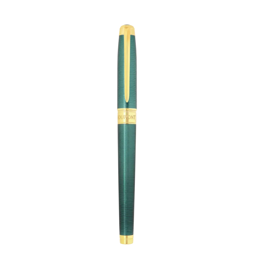 Photo montrant l'intégralité du Stylo S.T. Dupont Line D Eternity Roller Large 20'000 Lieues sous les Mers Vert Pacific
