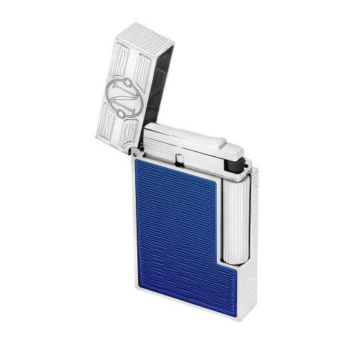 S.T. DUPONT LIGNE 2 BRIQUET LAQUÉ 20 000 LIEUES SOUS LES MERS BLEU GULF STREAM