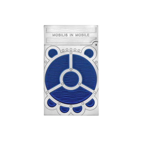 S.T. DUPONT LIGNE 2 BRIQUET LAQUÉ 20 000 LIEUES SOUS LES MERS BLEU GULF STREAM