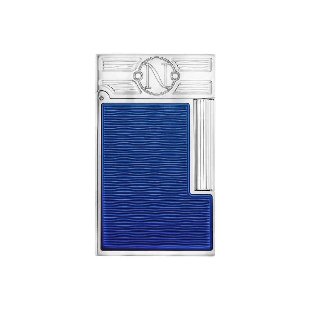 S.T. DUPONT LIGNE 2 BRIQUET LAQUÉ 20 000 LIEUES SOUS LES MERS BLEU GULF STREAM