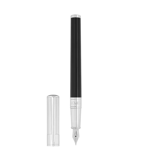 Vue du clip du Stylo S.T Dupont Initial Stylo Plume Noir