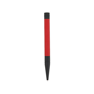Image capturant l’ensemble du stylo S.T. Dupont Stylo Bille D‑Initial Animation Rouge Mat