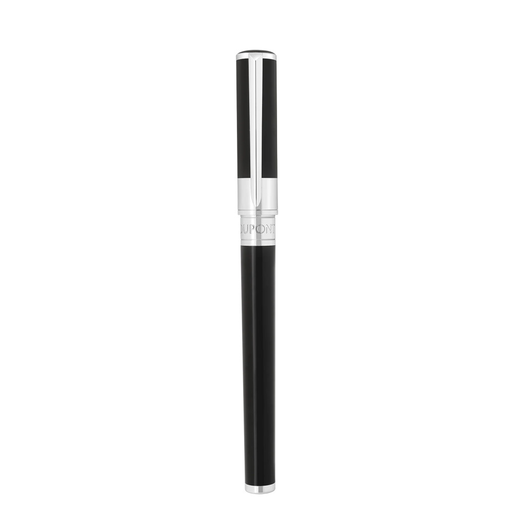Photo montrant l'intégralité du stylo S.T. Dupont Stylo Initial Roller Argenté