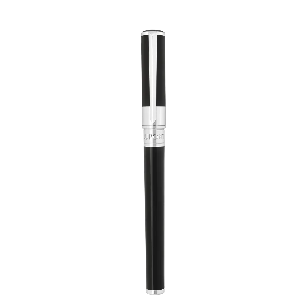 Photo montrant l'intégralité du stylo S.T. Dupont Stylo Initial Roller Argenté