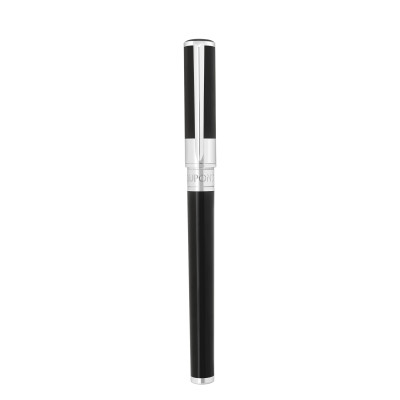 Photo montrant l'intégralité du stylo S.T. Dupont Stylo Initial Roller Argenté