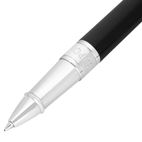 Photo montrant l'intégralité du stylo S.T. Dupont Stylo Initial Roller Argenté