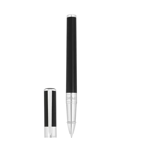 Photo montrant l'intégralité du stylo S.T. Dupont Stylo Initial Roller Argenté
