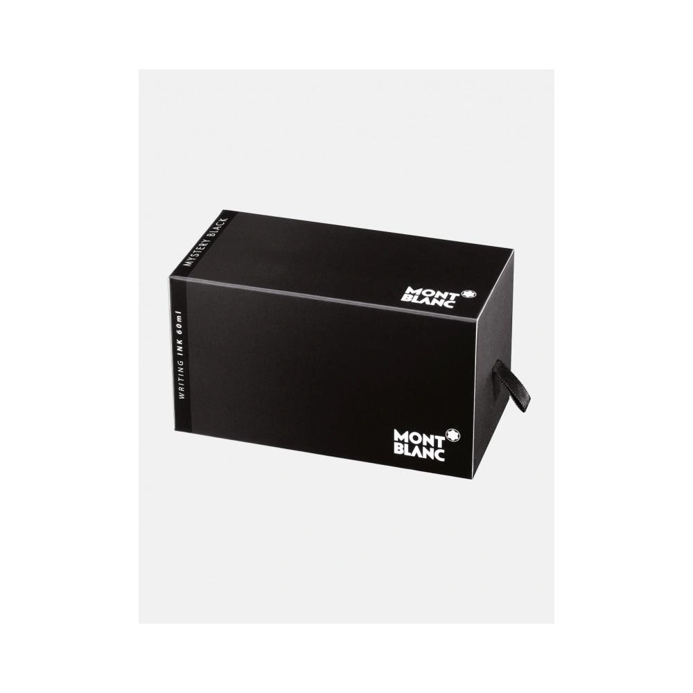 Encre Montblanc Mystery Black 60ml - Encre Pour Stylo Plume, Noir Intense, Neuf