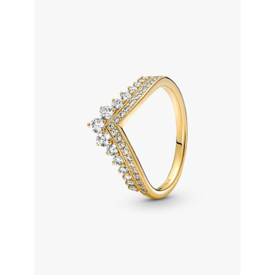 Pandora Bague Tiare Vœu métal doré à l’or 14 carats