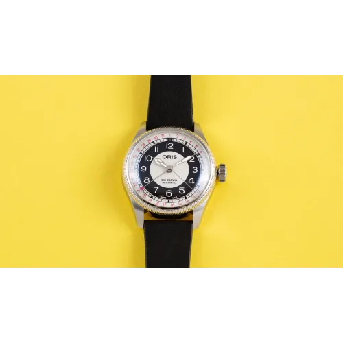 Photo montrant l'intégralité de la montre Montre Oris Big Crown Pointer Date Bullseye