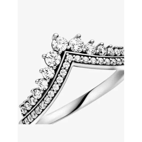 Pandora Bague Vœu Princesse Argent Massif