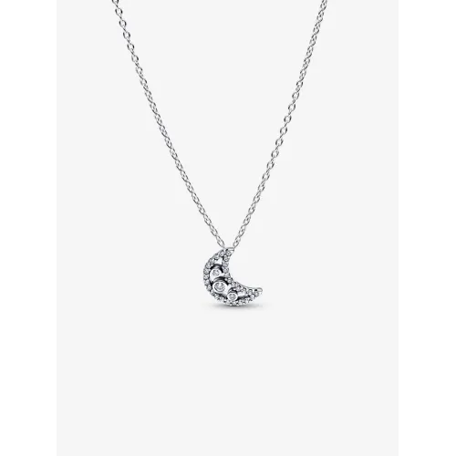 Photo présentant l’intégralité de la Collier Pendentif Lune Croissante
