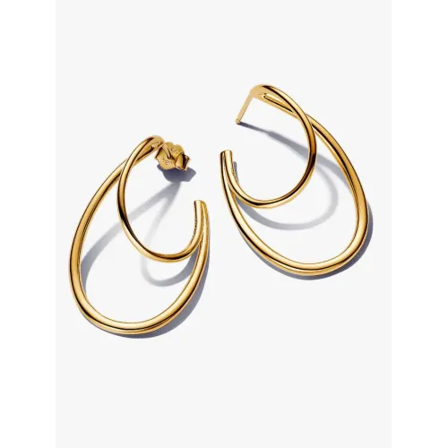 Photo présentant l’intégralité de la Pandora Créoles Doubles de Forme Organique