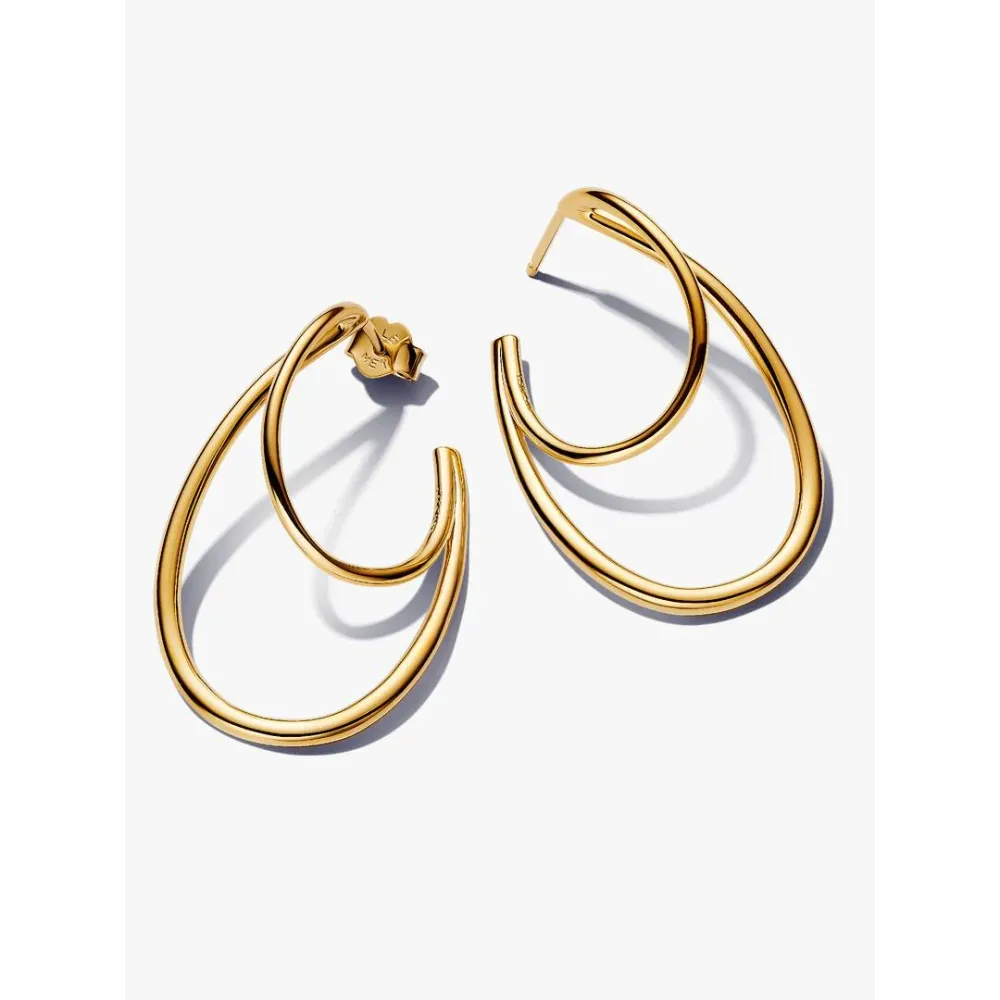 Photo présentant l’intégralité de la Pandora Créoles Doubles de Forme Organique