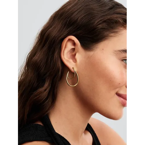 Photo présentant l’intégralité de la Pandora Créoles Doubles de Forme Organique