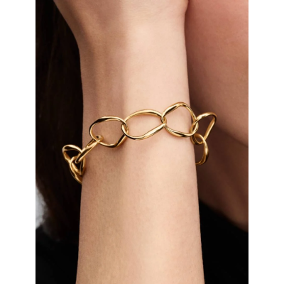 Gros plan de la Bracelet Link de Forme Organique sur un mannequin
