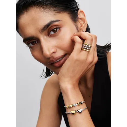 Photo présentant l’intégralité de la Bracelet Maille Ailée Fermoir Rond