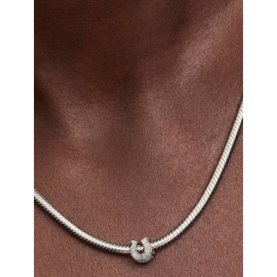 PANDORA MINI CHARM FER À CHEVAL TEXTURÉ