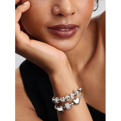 PANDORA MINI CHARM FER À CHEVAL TEXTURÉ