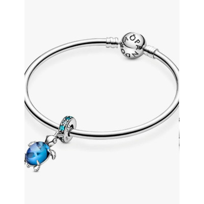 PANDORA CHARM PENDANT TORTUE DE MER VERRE DE MURANO
