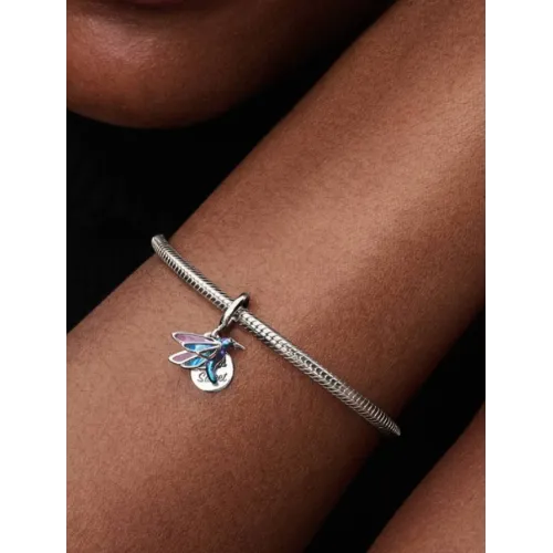 Photo présentant l’intégralité de la Charm Pendant Double Colibri