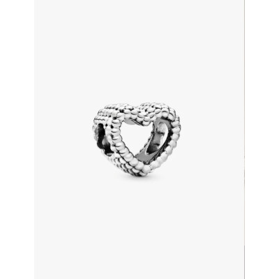 PANDORA CHARM COEUR OUVERT PERLÉ ARGENT MASSIF