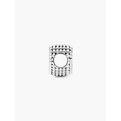 PANDORA CHARM COEUR OUVERT PERLÉ ARGENT MASSIF