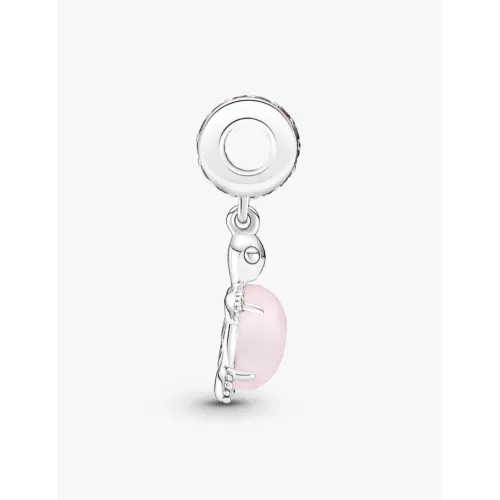 PANDORA CHARM PENDANT TORTUE DE MER ROSE EN VERRE DE MURANO