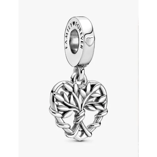PANDORA CHARM PENDANT ARBRE DE VIE COEUR ARGENT