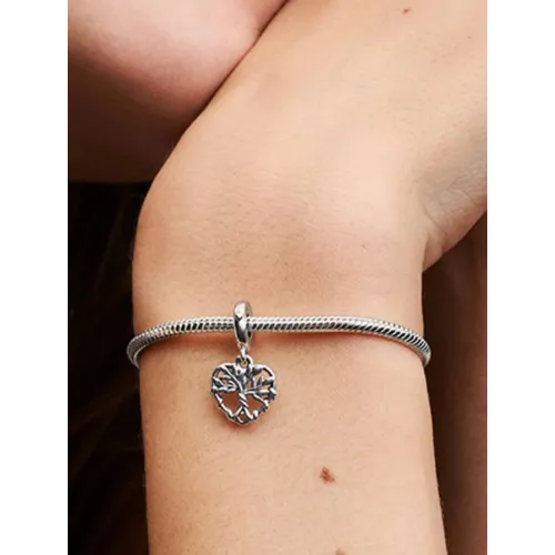 PANDORA CHARM PENDANT ARBRE DE VIE COEUR ARGENT